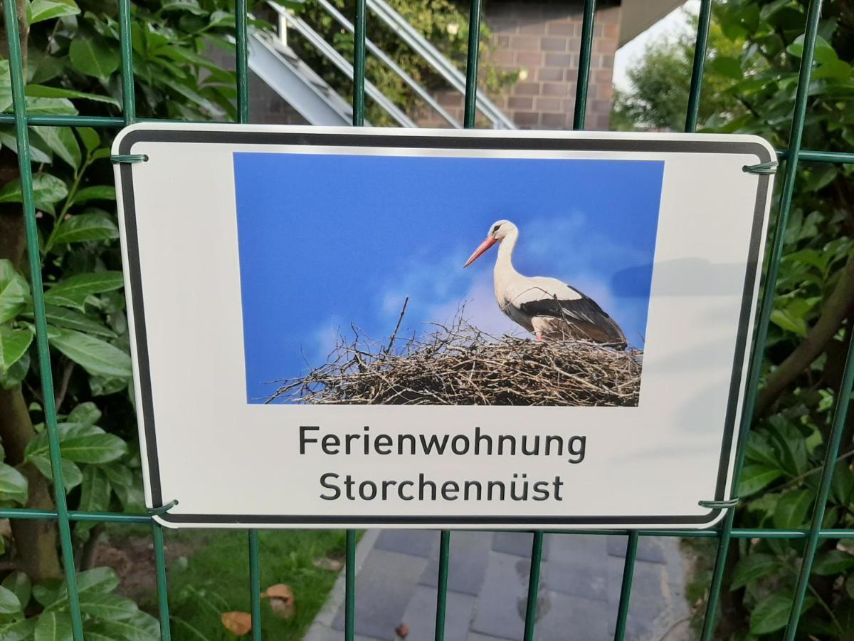 Ferienwohnung Storchennuest Aurich Exteriör bild